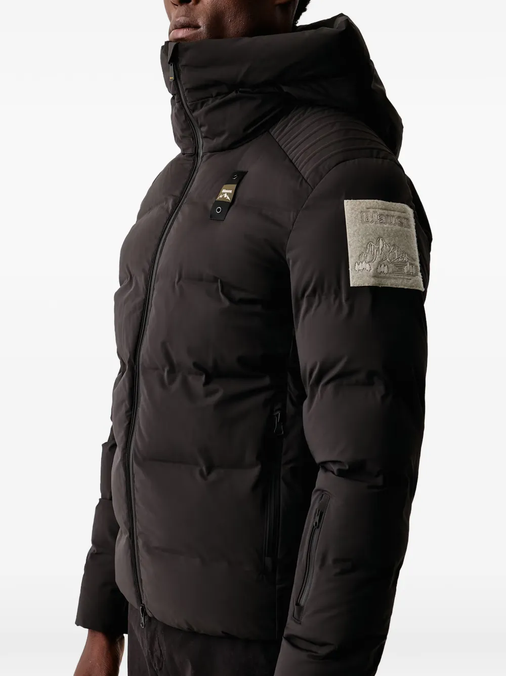 Blauer Averau B.Cortina hooded padded jacket Zwart