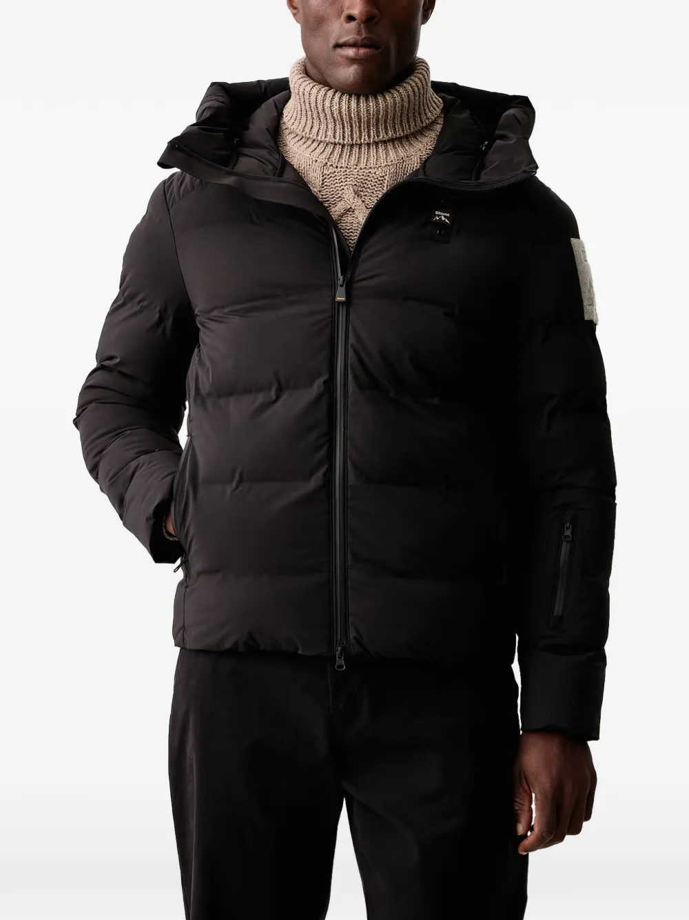 Blauer Averau B.Cortina hooded padded jacket - Nero