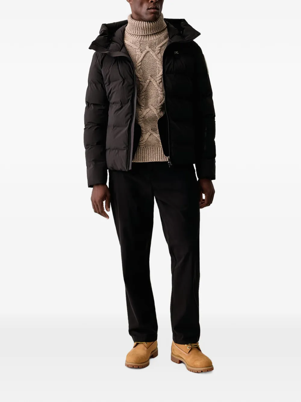Blauer Averau B.Cortina hooded padded jacket Zwart