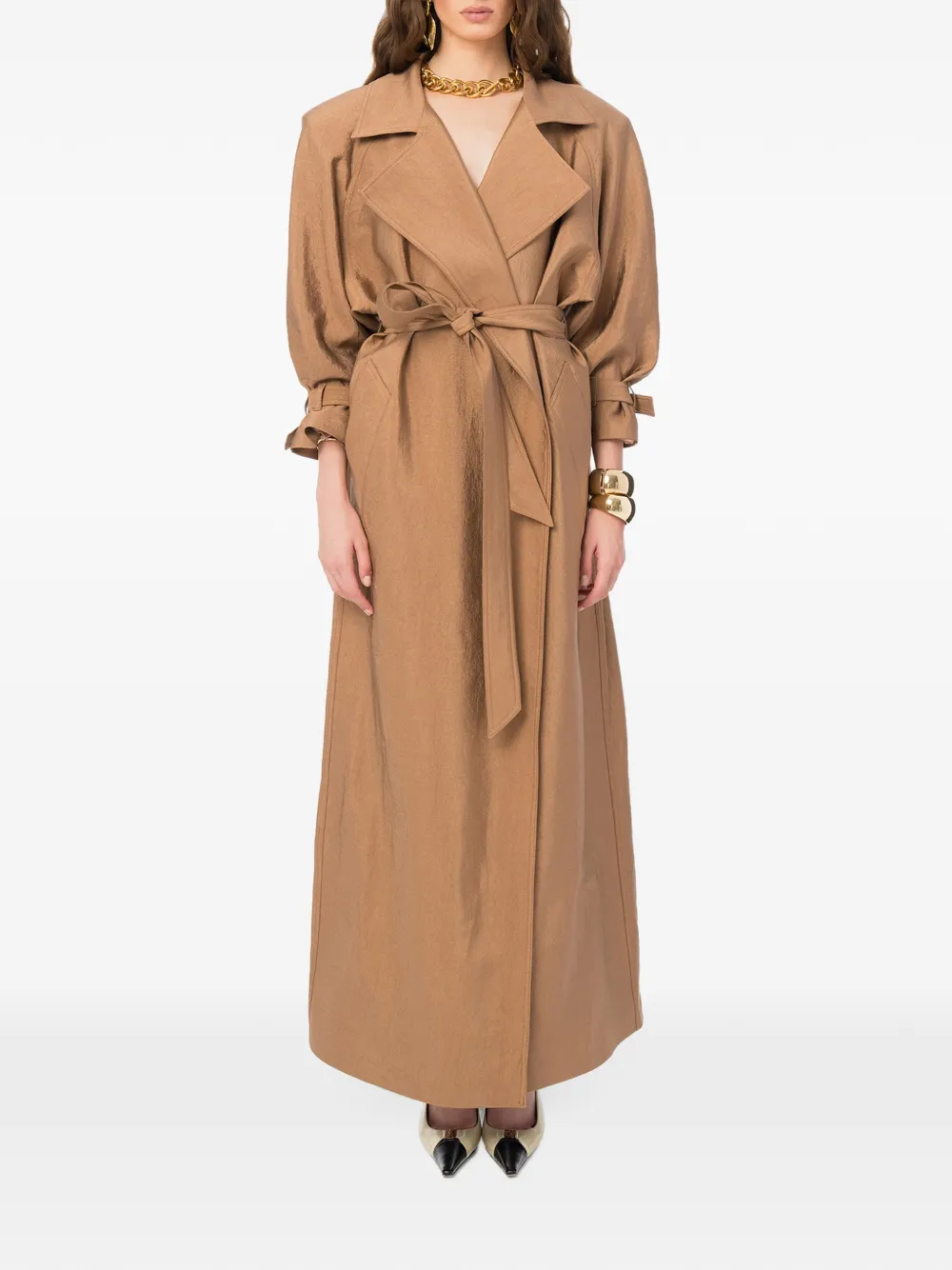 Ana Radu Lumiere trench coat Beige