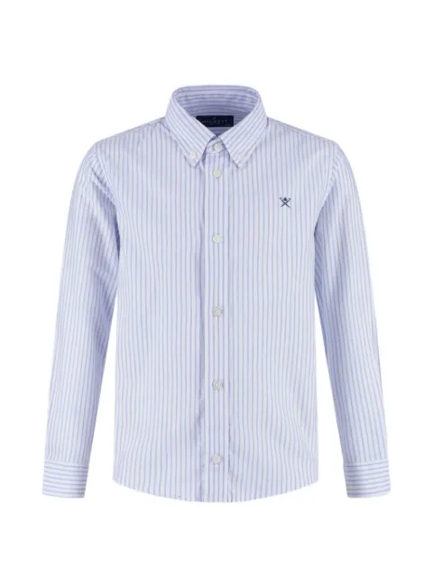 Hackett Kids vertical-stripe button-down shirt