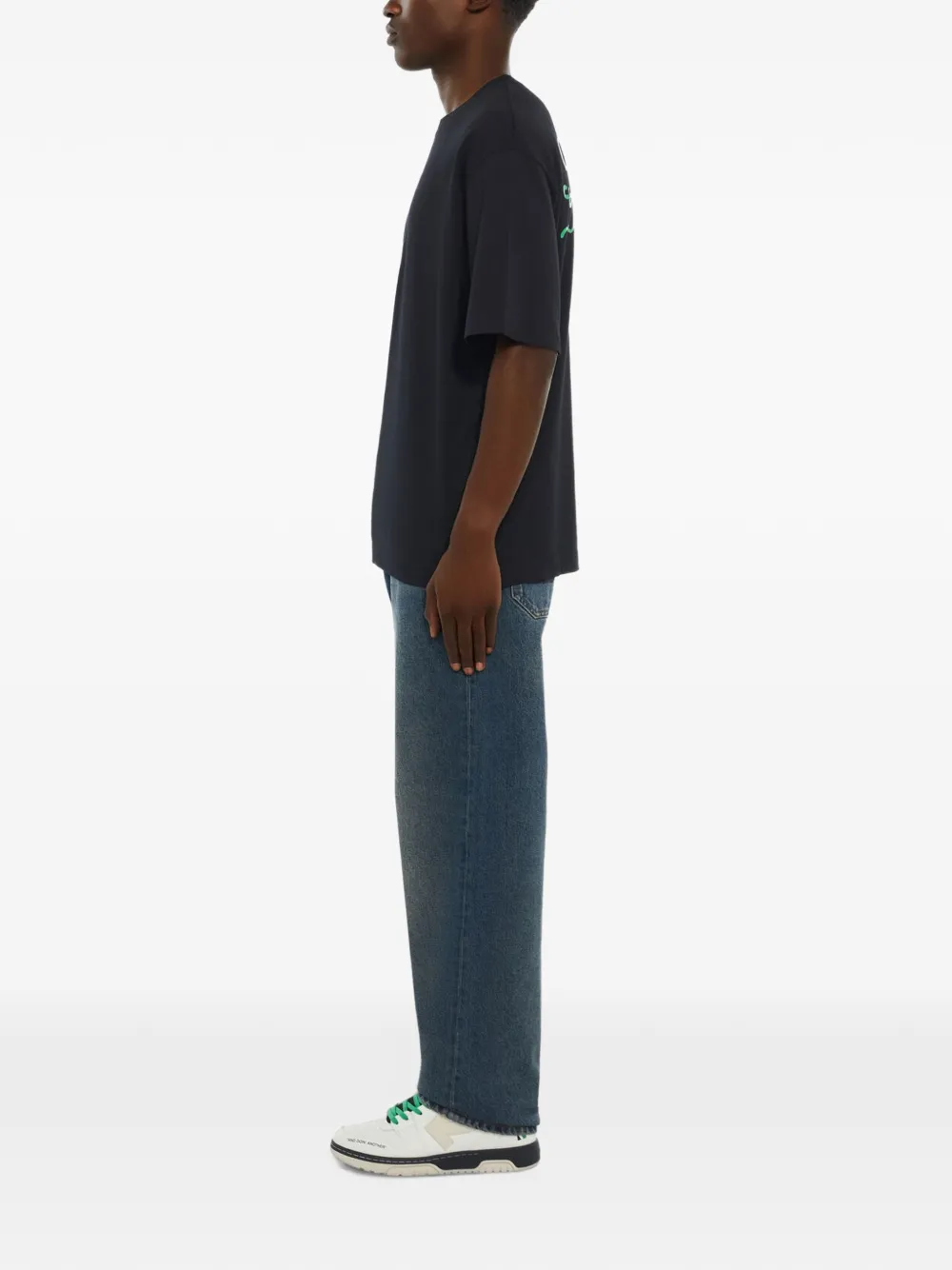 Off-White Mr. Davis League Skate T-shirt Zwart
