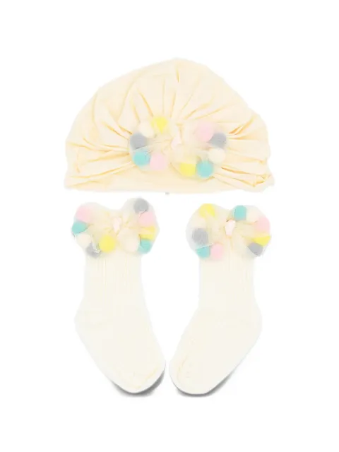 Mimi Tutu pom-pom hat set (set of two)