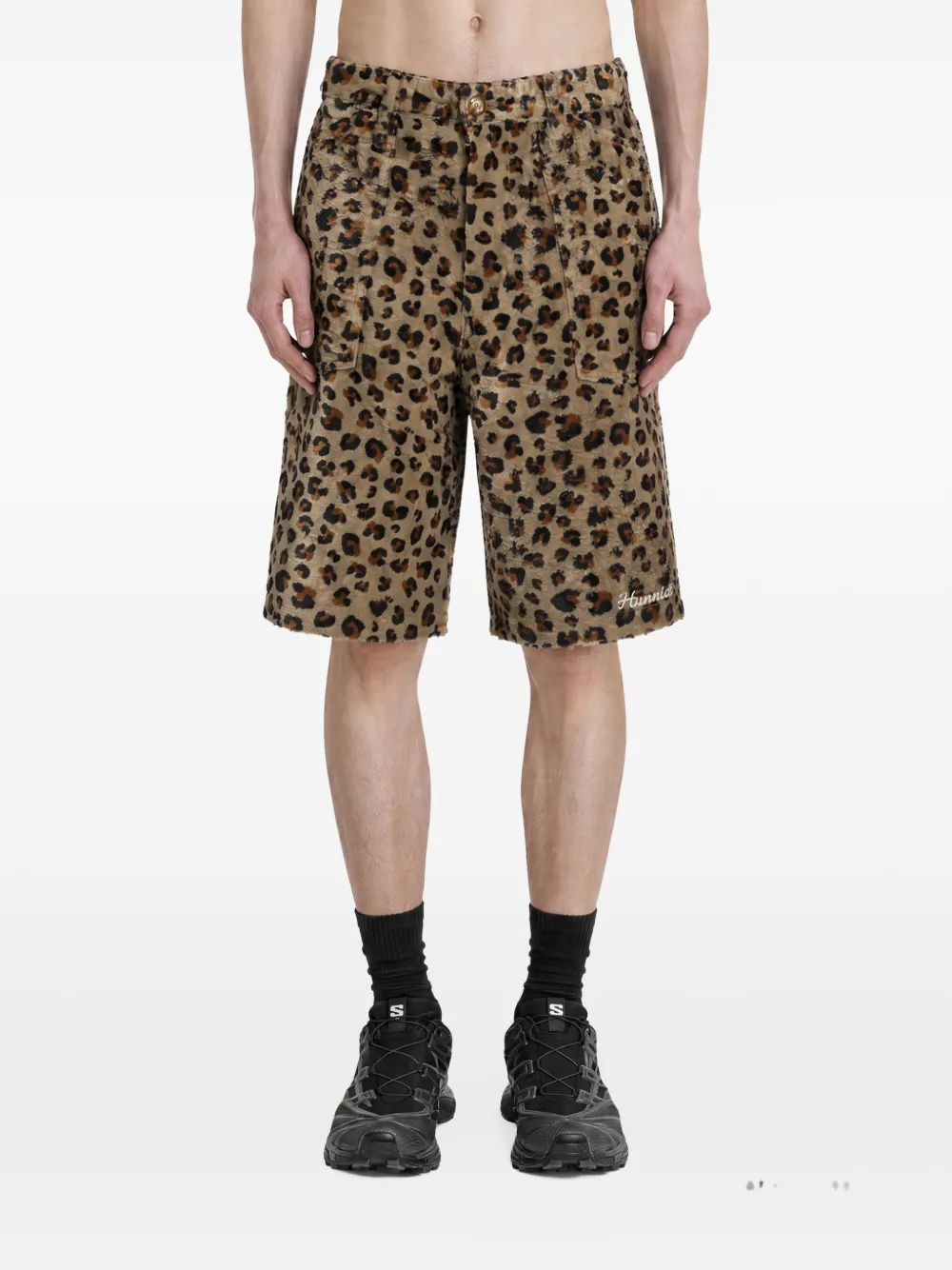 Human Made leopard-print shorts | tons neutres | Image 1
