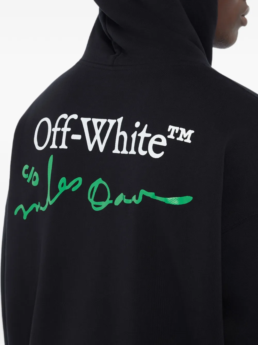 Off-White Mr. Davis League Skate hoodie Zwart
