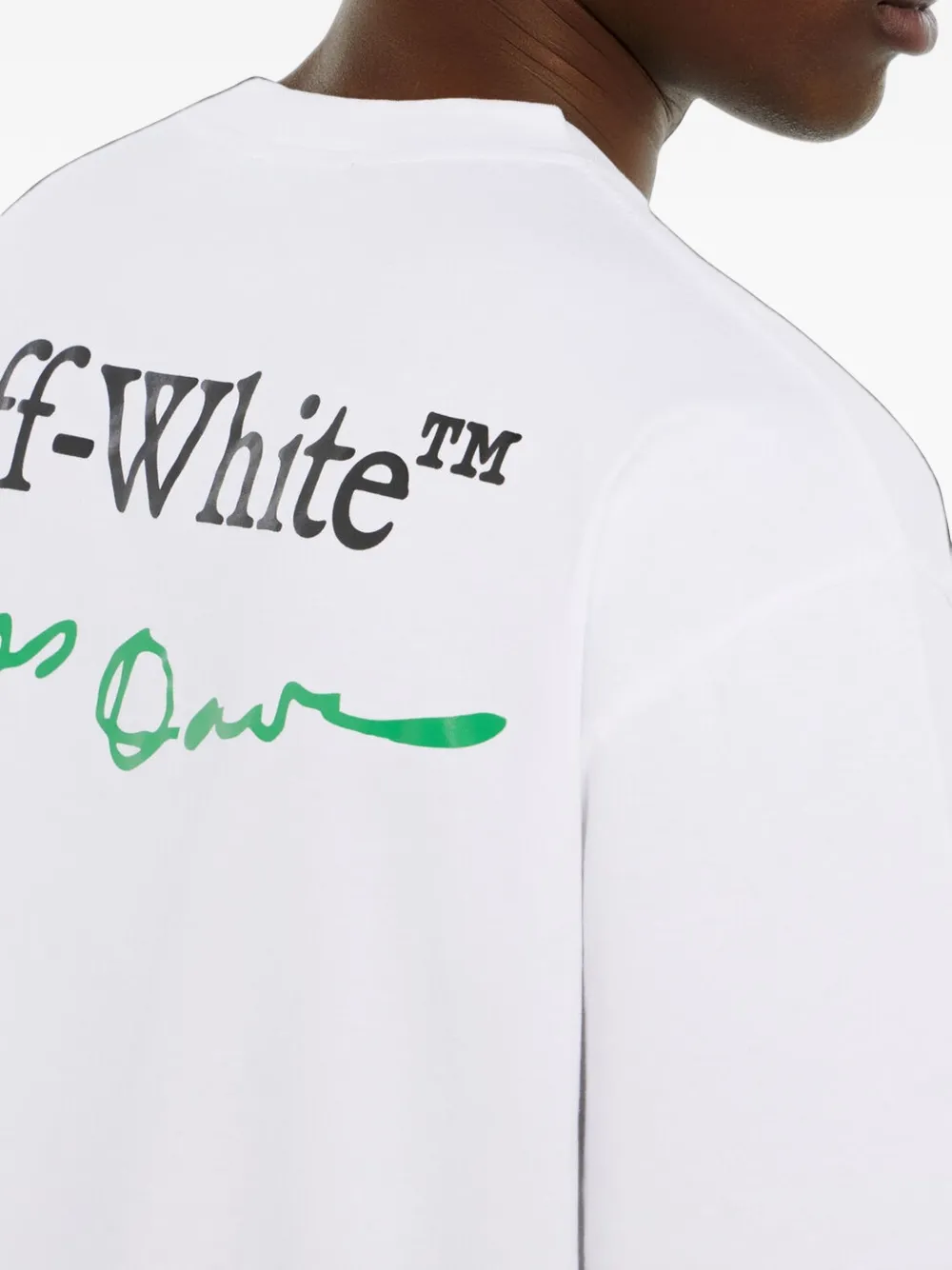 Off-White Mr. Davis League Skate T-shirt Wit