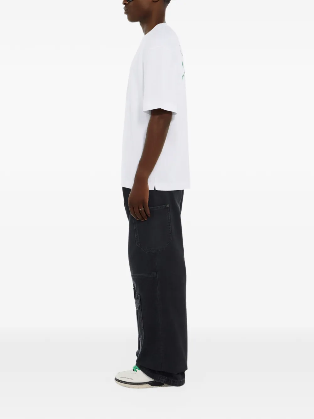Off-White Mr. Davis League Skate T-shirt Wit