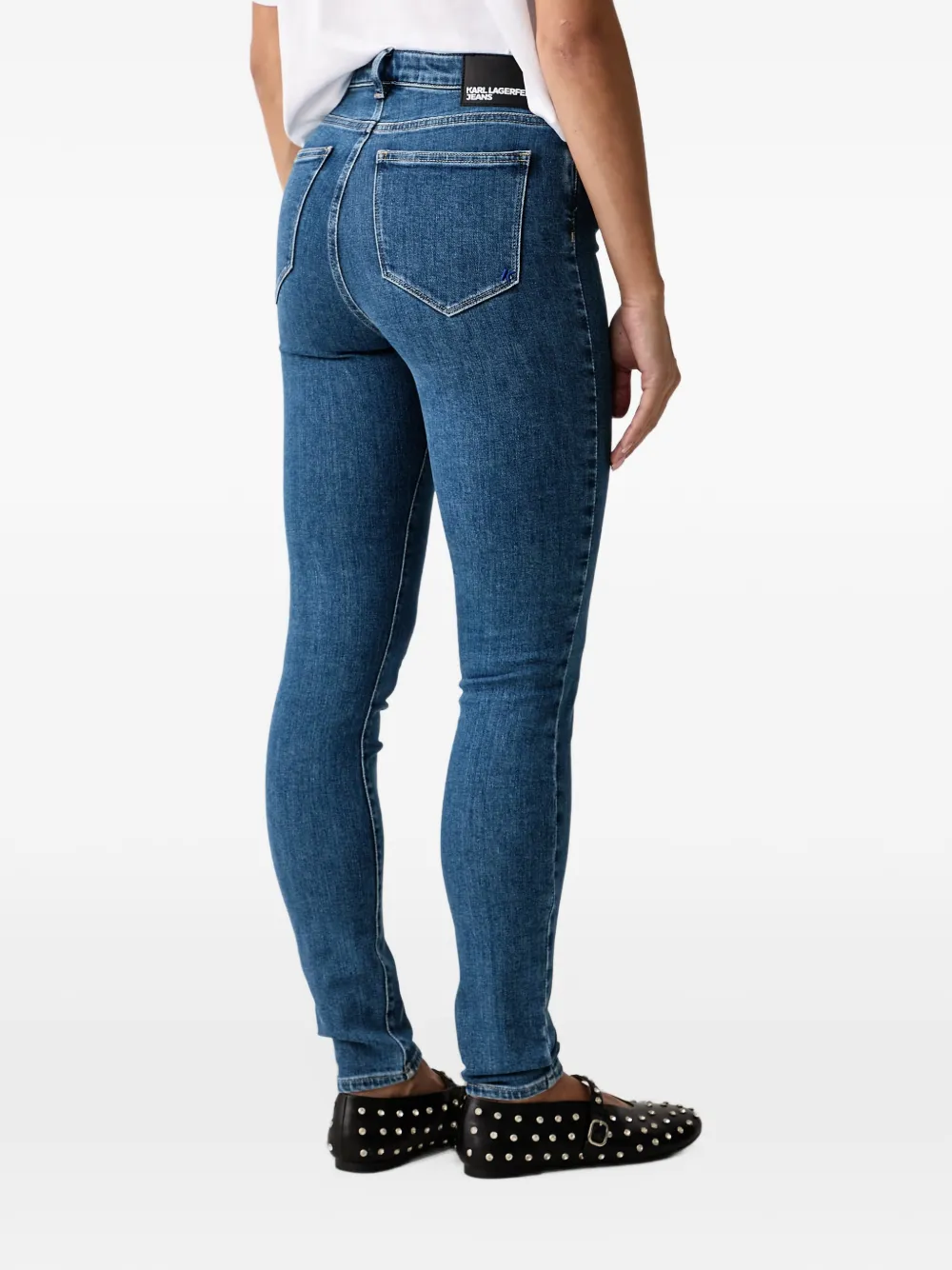 Karl Lagerfeld Jeans Skinny jeans Blauw