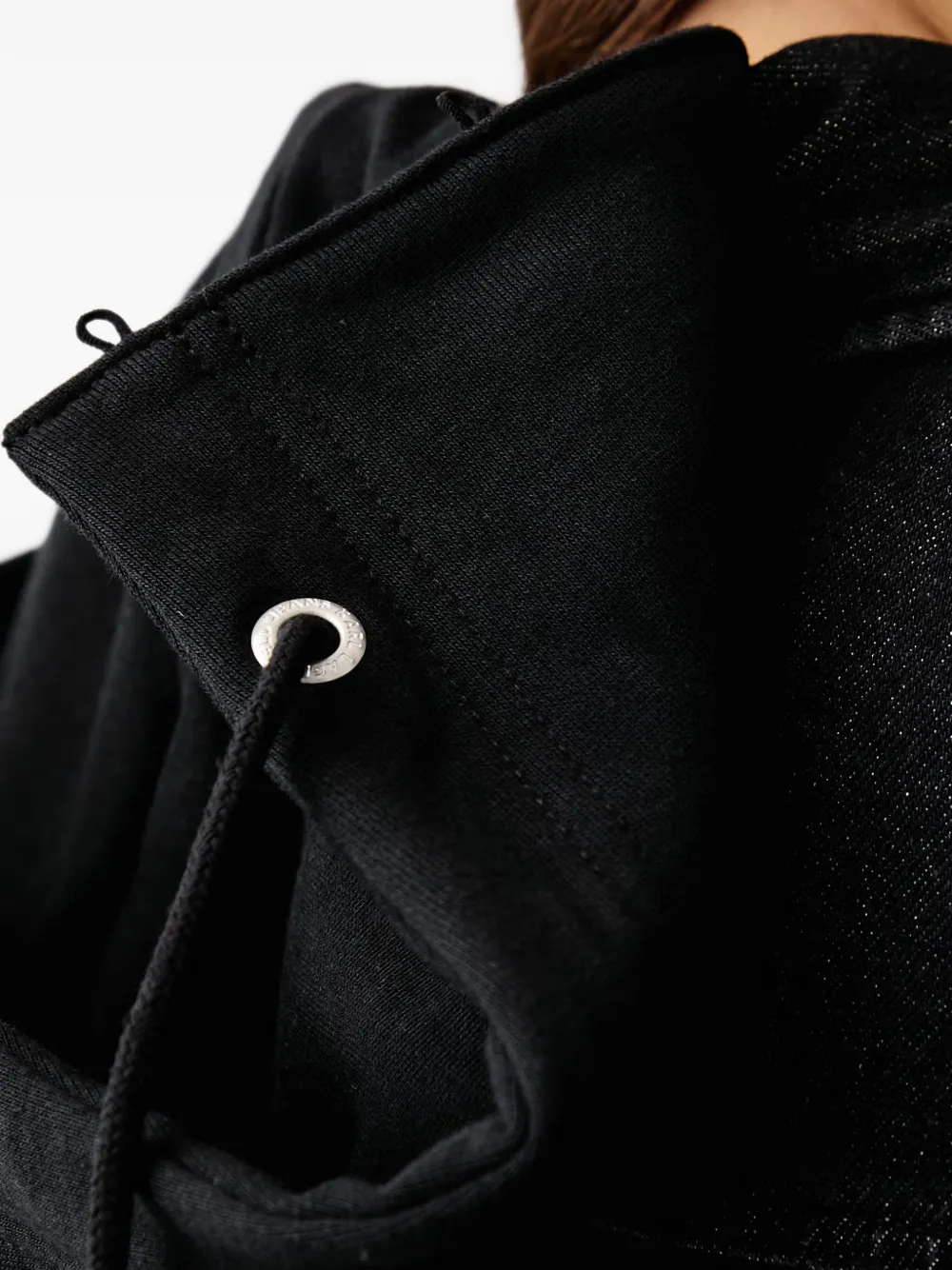 Karl Lagerfeld Jeans x Pietro Terzini hooded denim jacket Zwart
