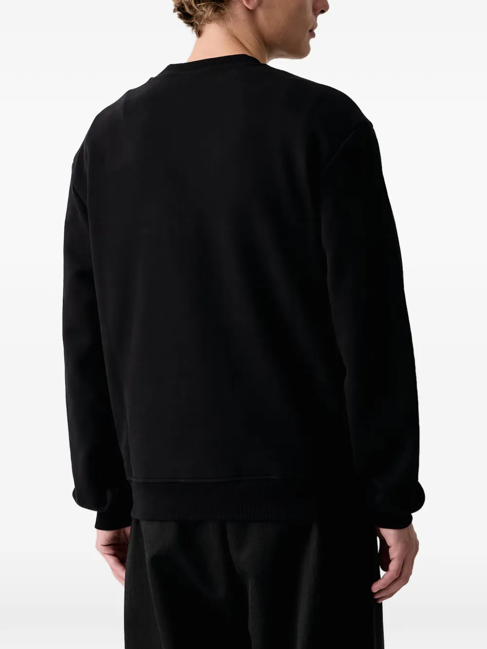 Karl Lagerfeld Jeans logo-print cotton sweatshirt Zwart