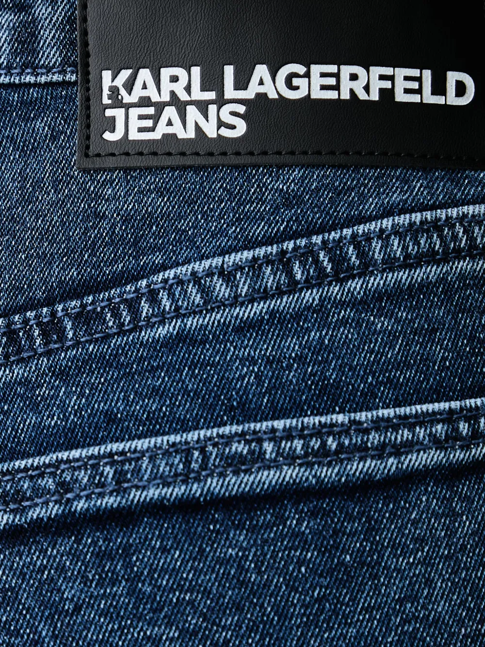 Karl Lagerfeld Jeans Straight jeans Blauw