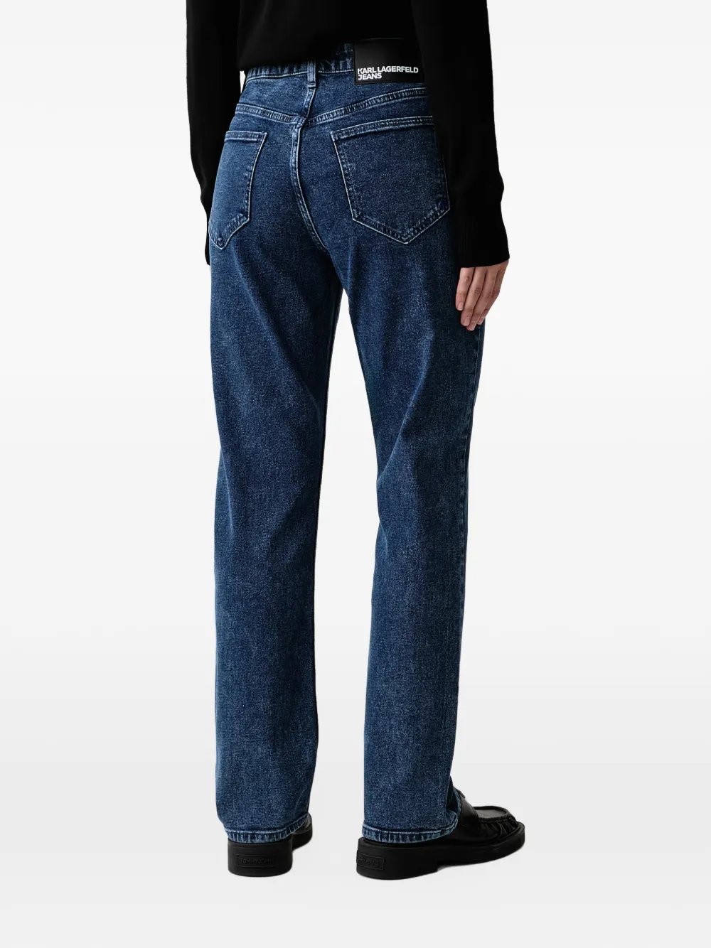 Karl Lagerfeld Jeans Straight jeans Blauw