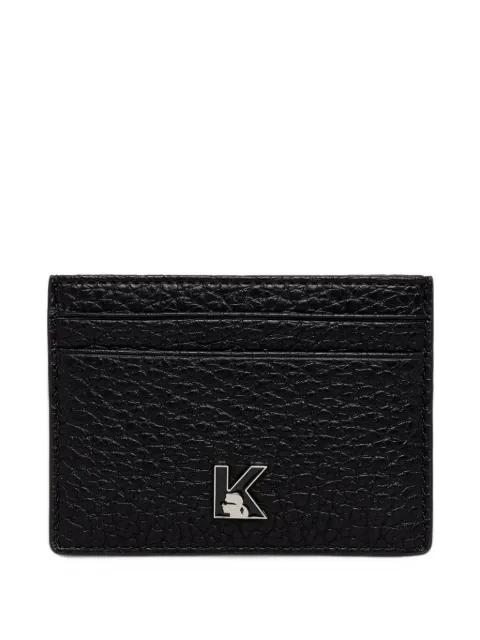 Karl Lagerfeld Jeans logo-plaque cardholder and keyring set