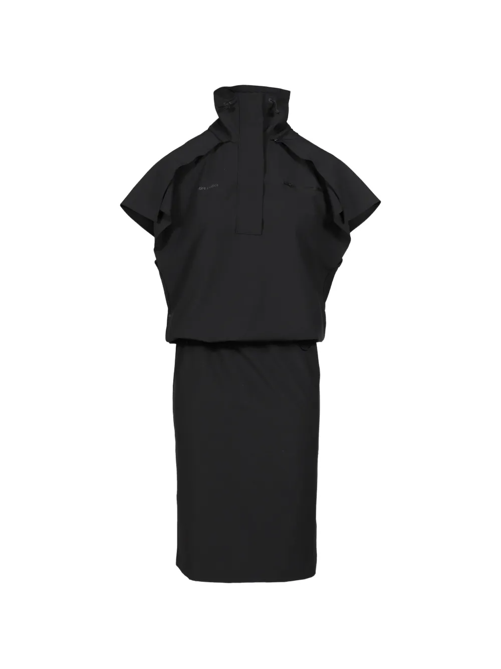 adidas cape-detail high-neck jacket | Black | Image 1