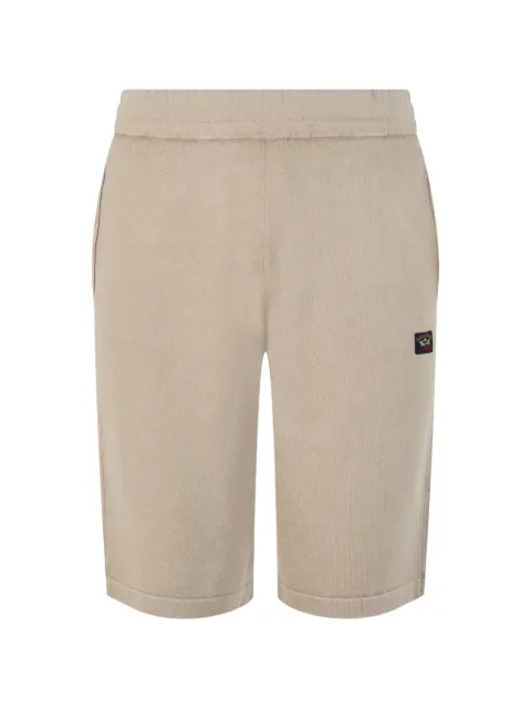 Paul & Shark logo-patch knitted shorts