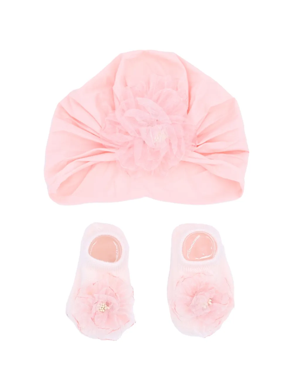 Mimi Tutu комплект с цветочным декором (набор из двух предметов) | розовый | Image 1