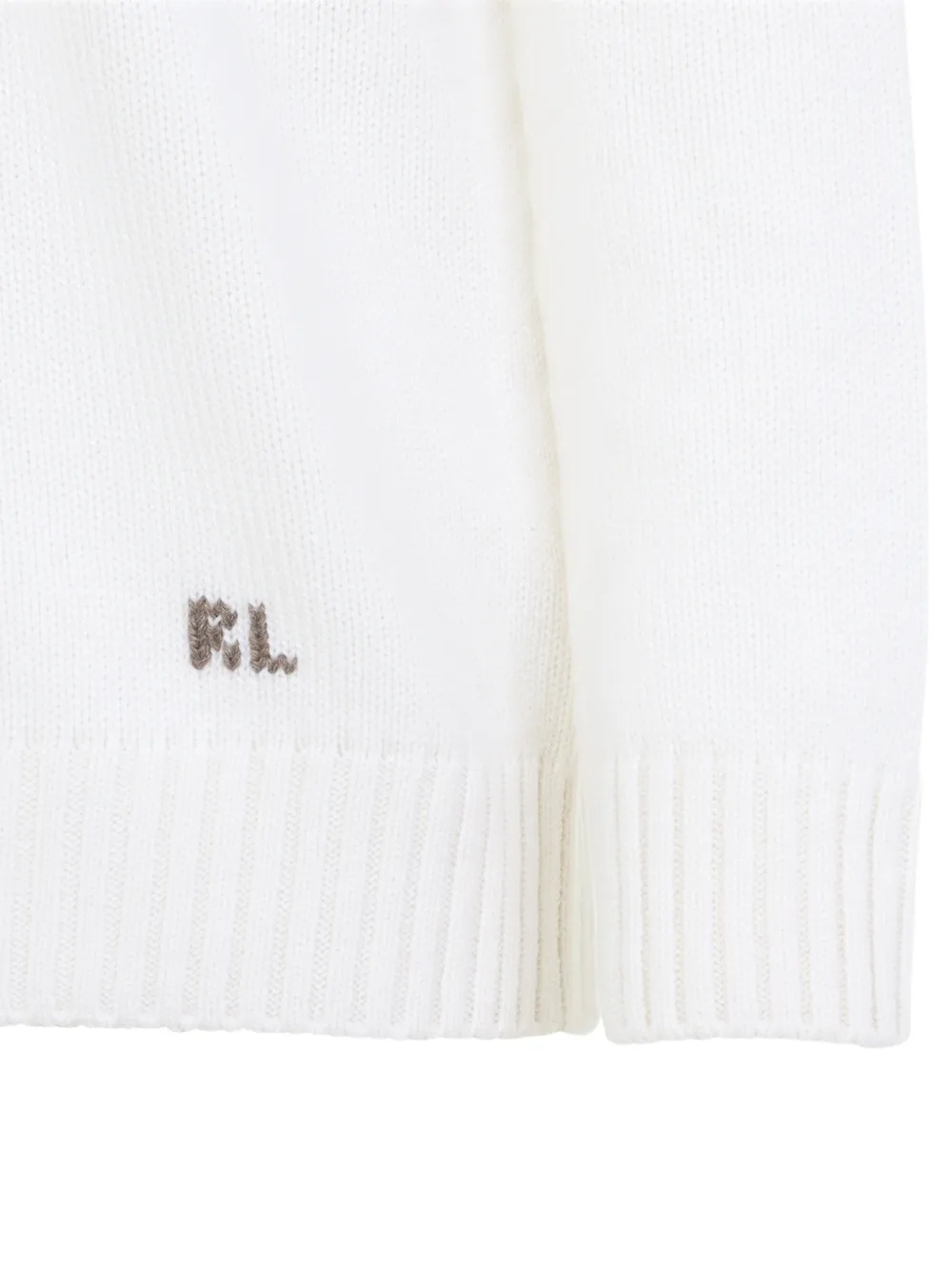 Ralph Lauren Collection Polo Bear cashmere sweater Beige
