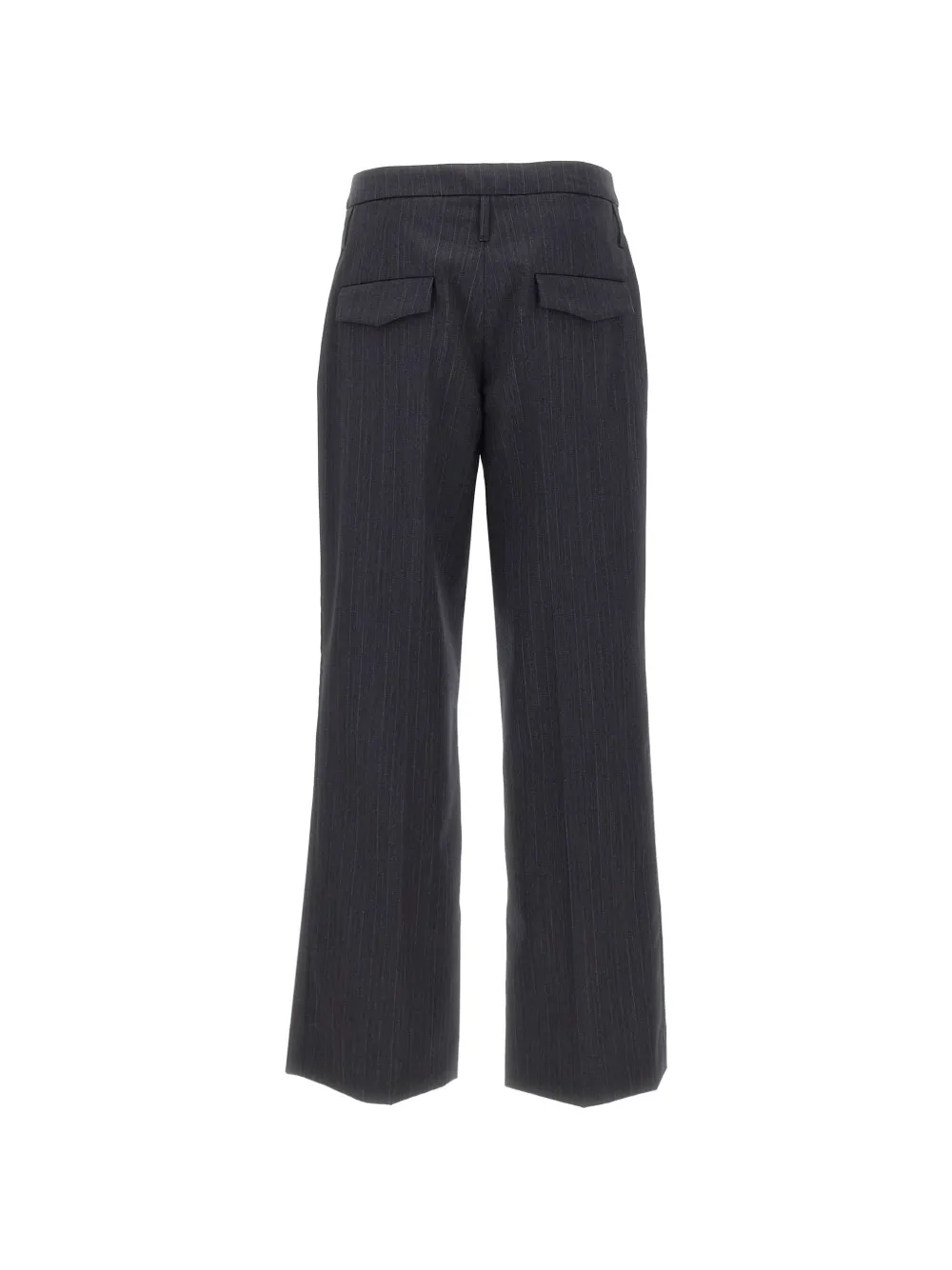 HERSKIND Ivano pinstripe-pattern trousers Grijs