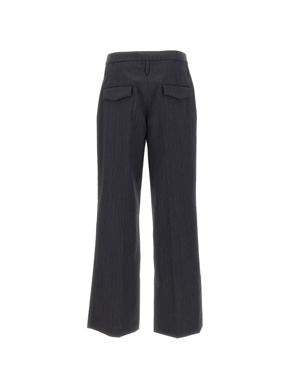 HERSKIND Ivano pinstripe-pattern trousers Grijs