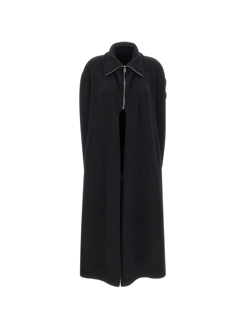 Coperni zip-detail coat Zwart