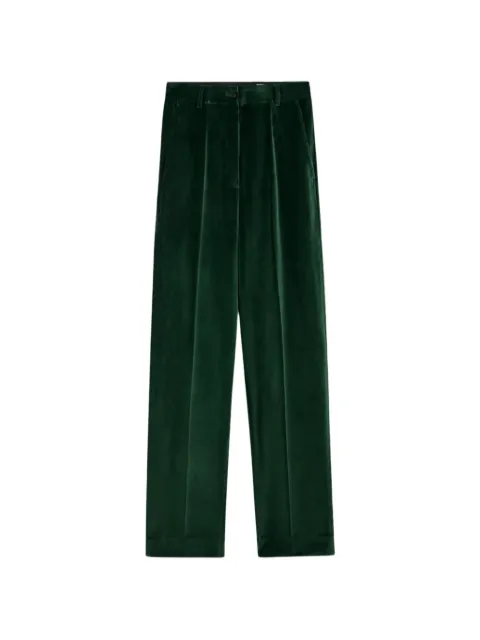 Pence velvet wide-leg trousers
