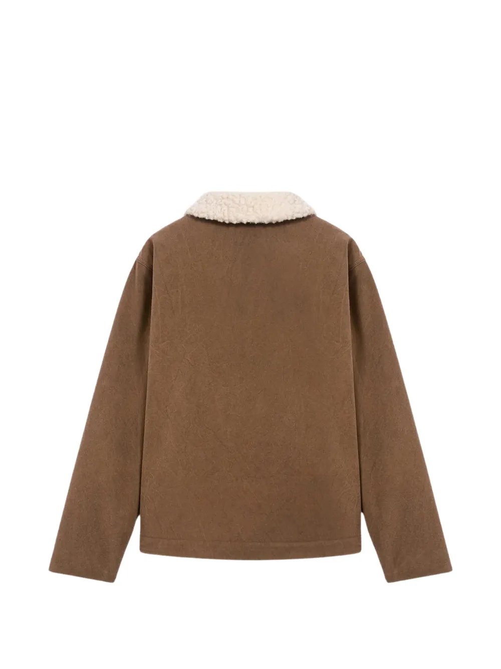 Pence shearling-collar cotton jacket Bruin