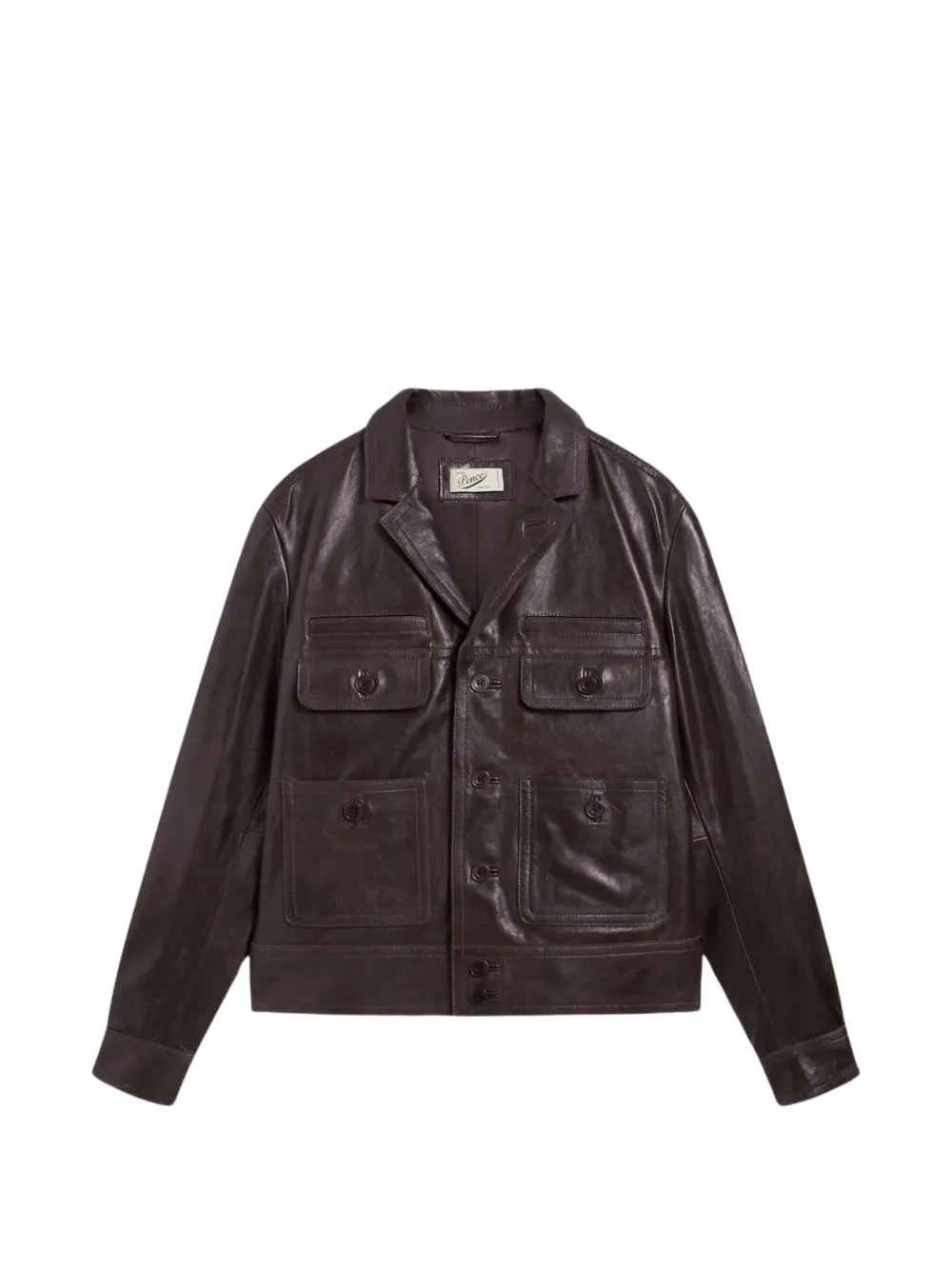 Pence Romeo leather jacket - Marron Pence Romeo leather jacket - Marron