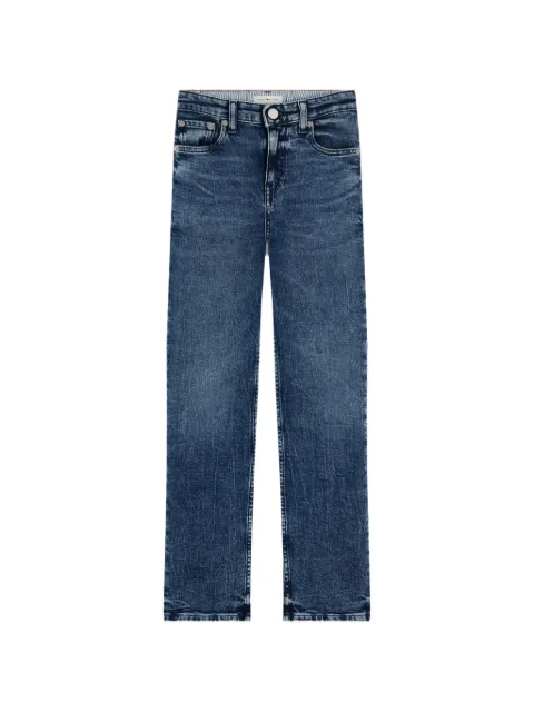Tommy Hilfiger Junior faded straight-leg jeans