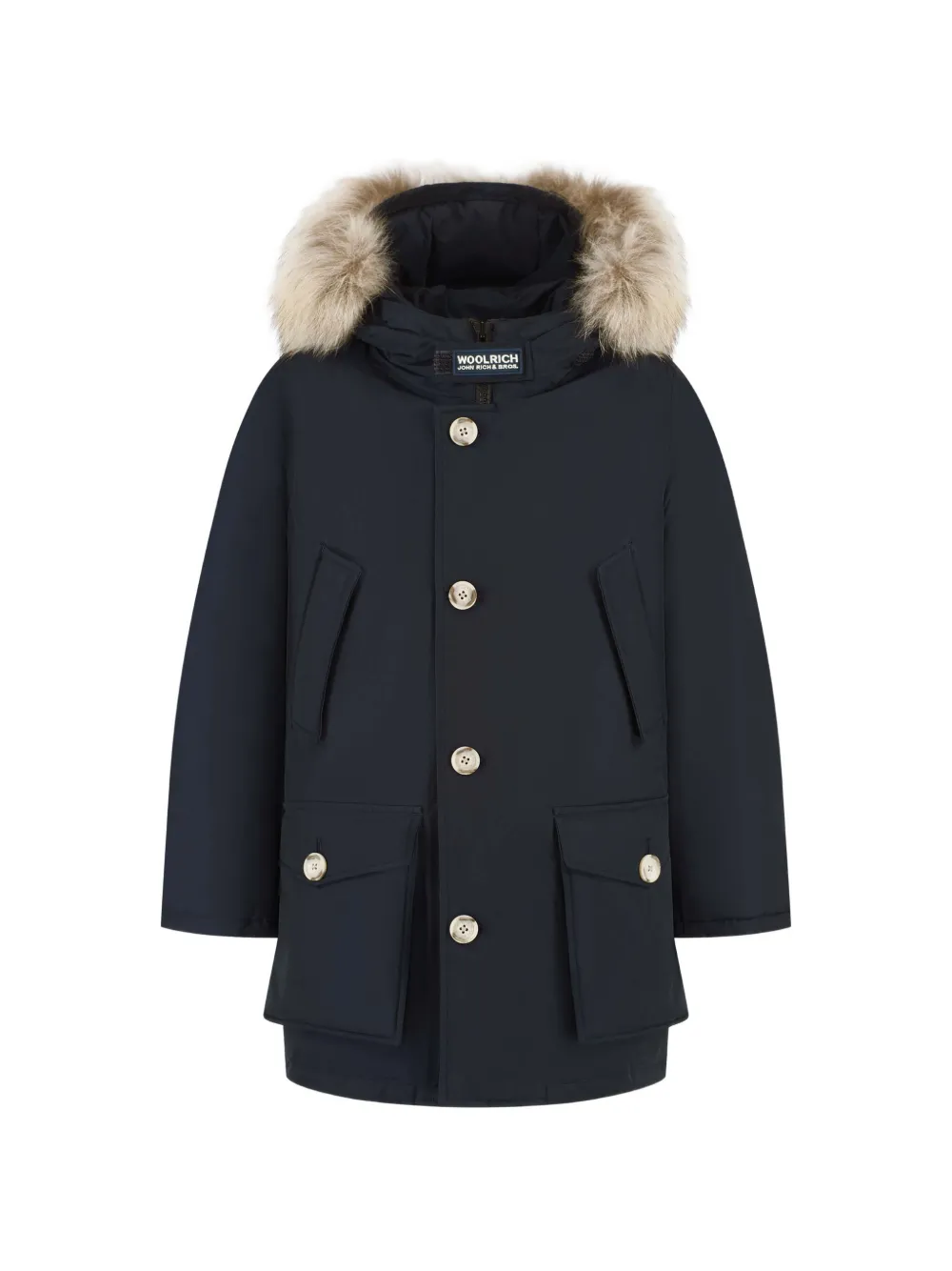Woolrich Kids Parka Artic con cappuccio - Blu