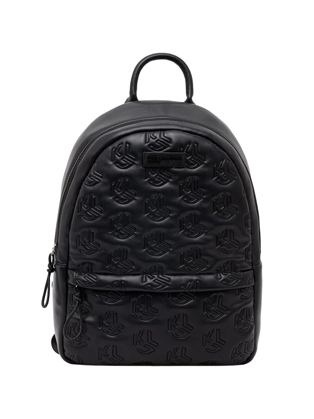 Karl Lagerfeld Jeans Zaino con monogramma goffrato - Nero
