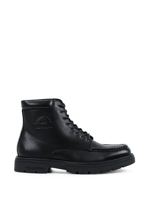 Karl Lagerfeld Koby lace-up leather boots