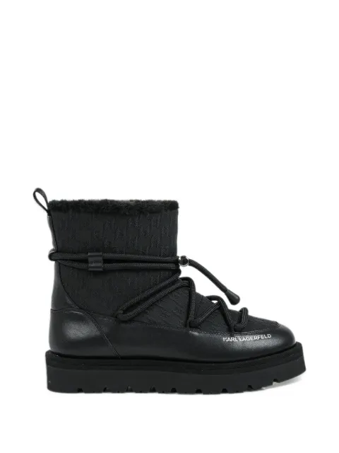 Karl Lagerfeld Thermo lace-detail boots