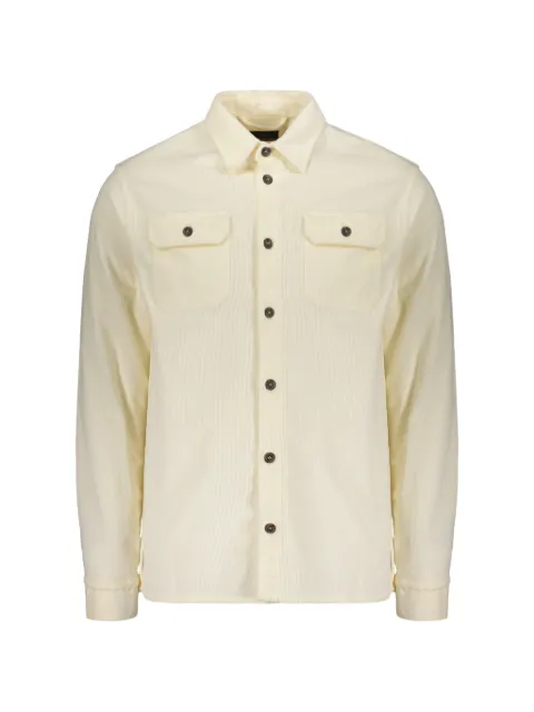 Paul & Shark velvet button-down shirt