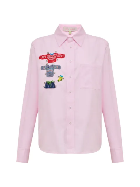 Mira Mikati patch-detail pocket shirt