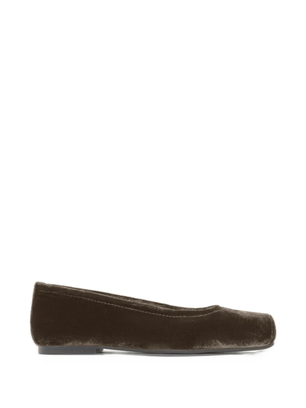 Castañer Gema square-toe ballet flats - Marrone