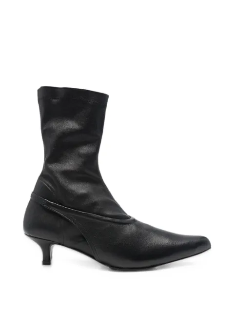 Toga Pulla pointed-toe kitten-heel boots