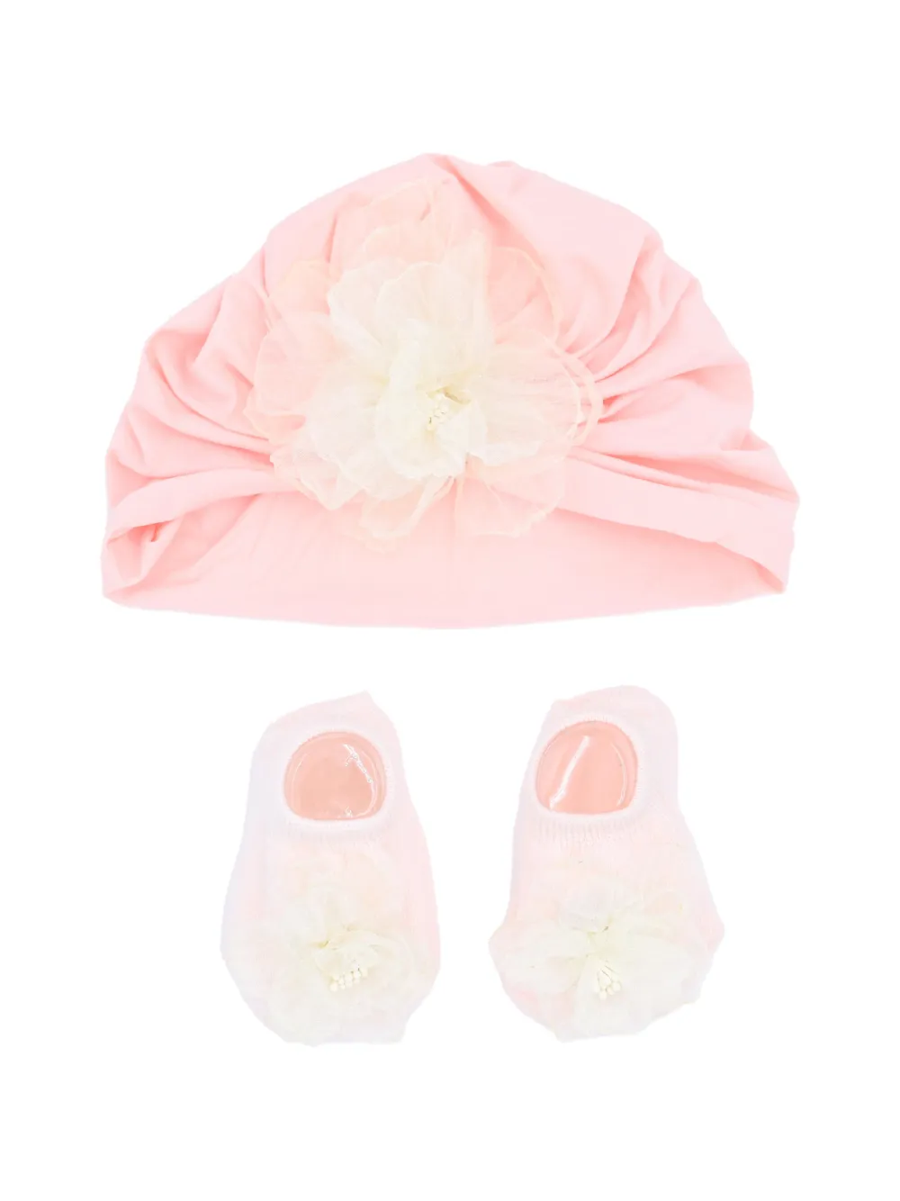 Mimi Tutu Bow & Bloom hat set (set of two) - Pink