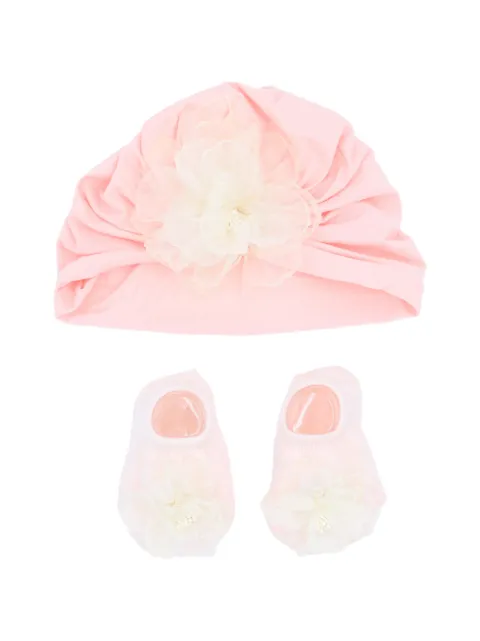 Mimi Tutu Bow & Bloom hat set (set of two)