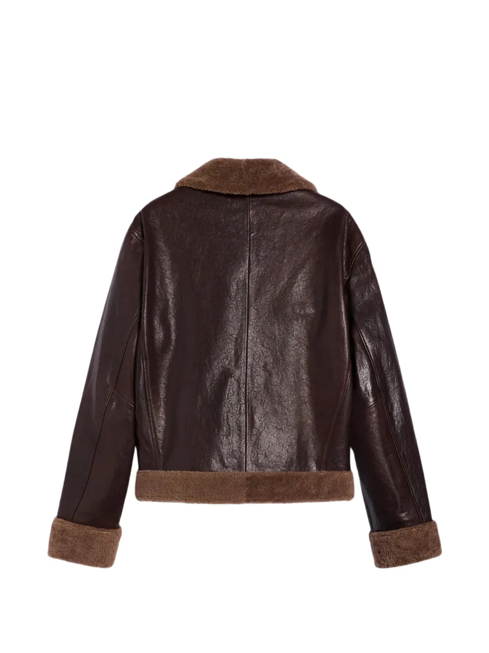 Pence zip-up shearling jacket Bruin