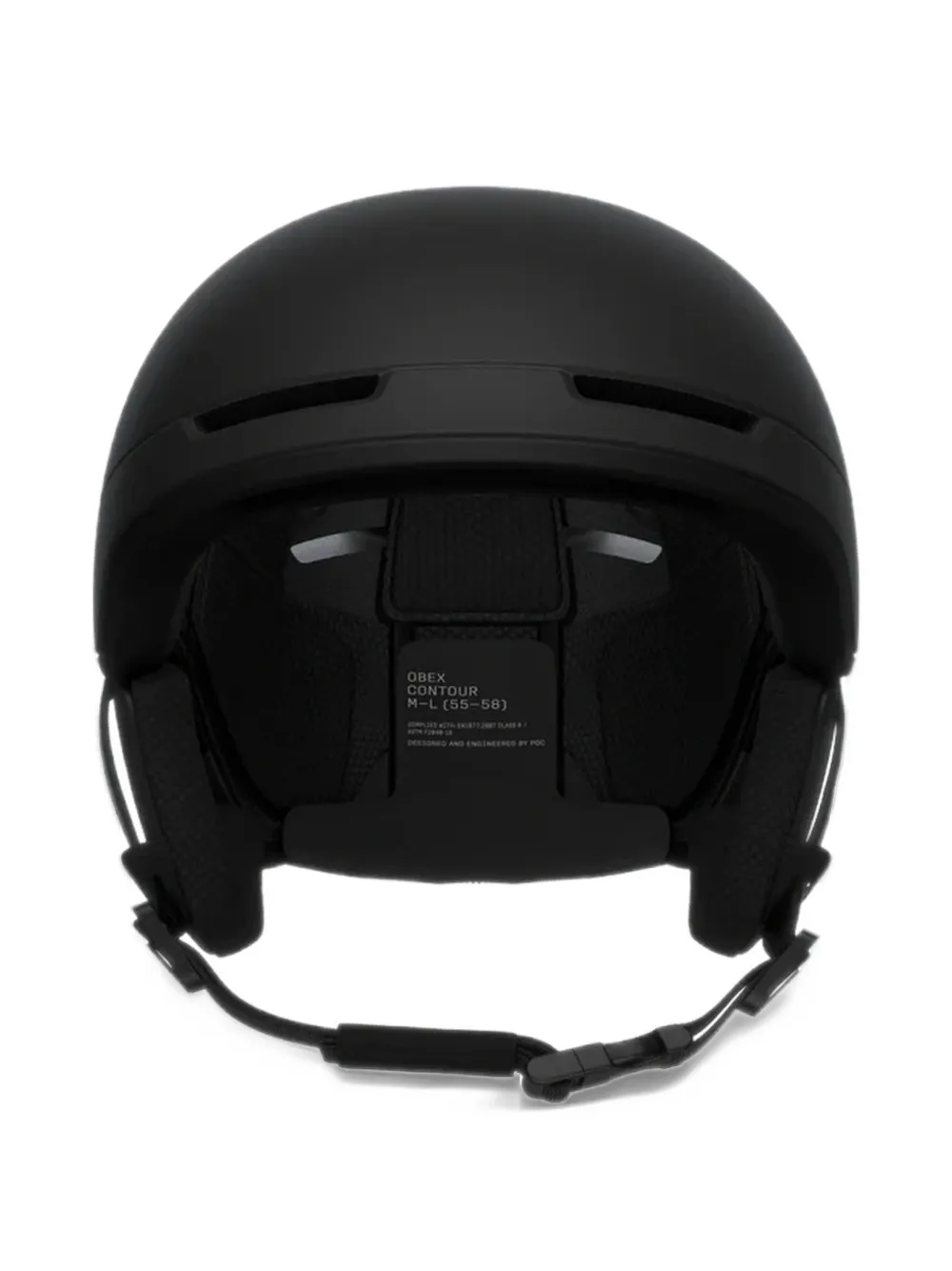 POC Obex Contour logo-print ski helmet Zwart