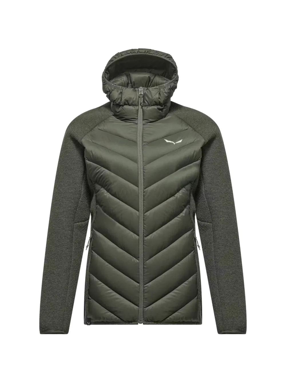 Salewa quilted hooded jacket - Vert Salewa quilted hooded jacket - Vert