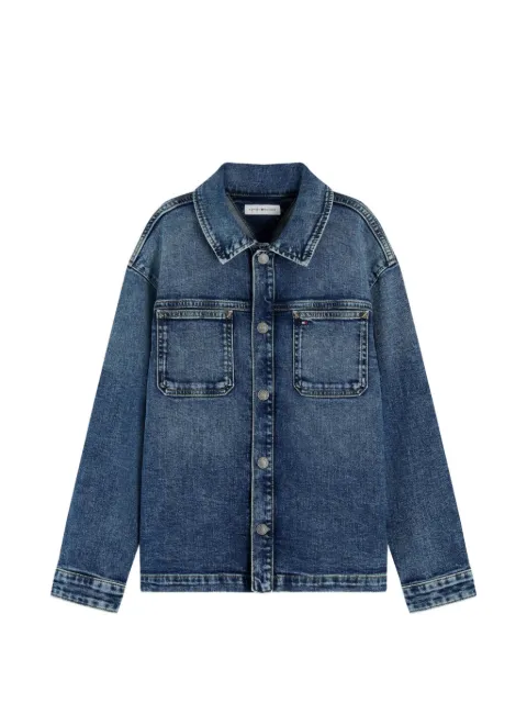 Tommy Hilfiger Junior button-up denim jacket