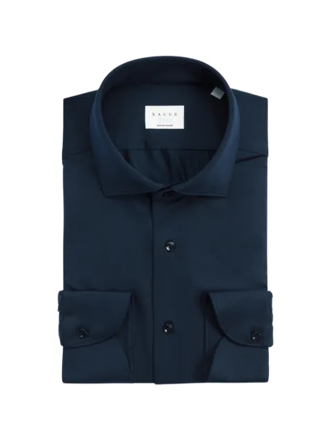 Xacus Active-shirt cutaway-collar shirt