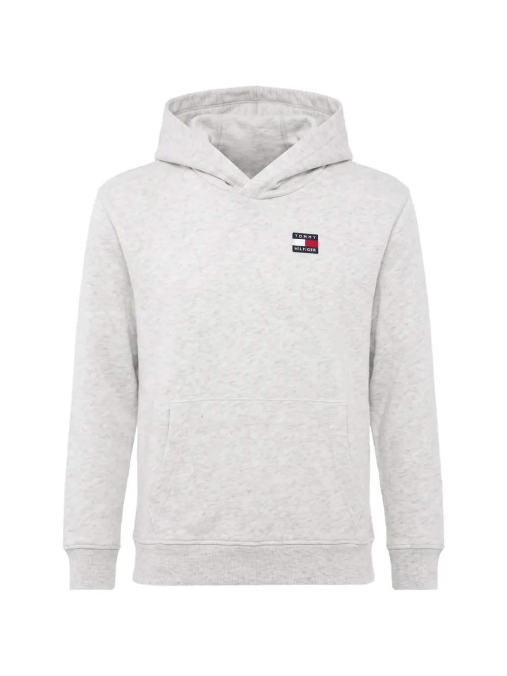 Tommy Hilfiger Junior Heritage logo-patch hoodie - Grigio