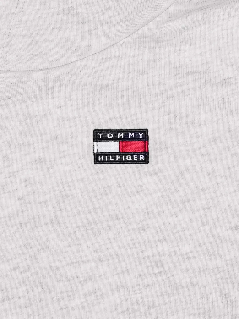 Tommy Hilfiger Junior Heritage logo-patch hoodie Grijs