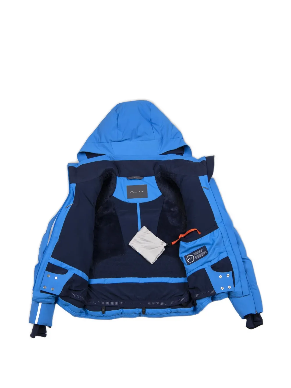 KJUS hooded padded ski jacket - Bleu