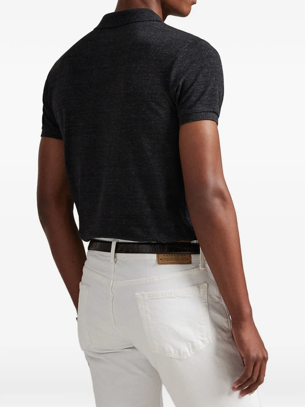 Polo Ralph Lauren The Iconic mesh polo shirt all fits Grijs