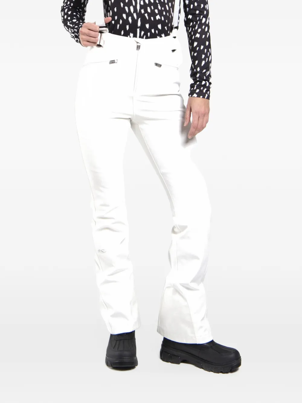 KJUS zip-fastening ski pants - Blanc