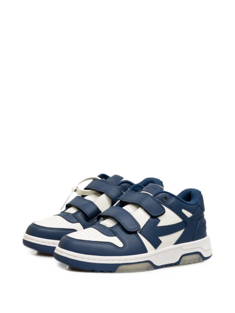 Off-White Kids Out Of Office touch-strap sneakers - Blu