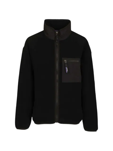 Patagonia logo-patch fleece jacket
